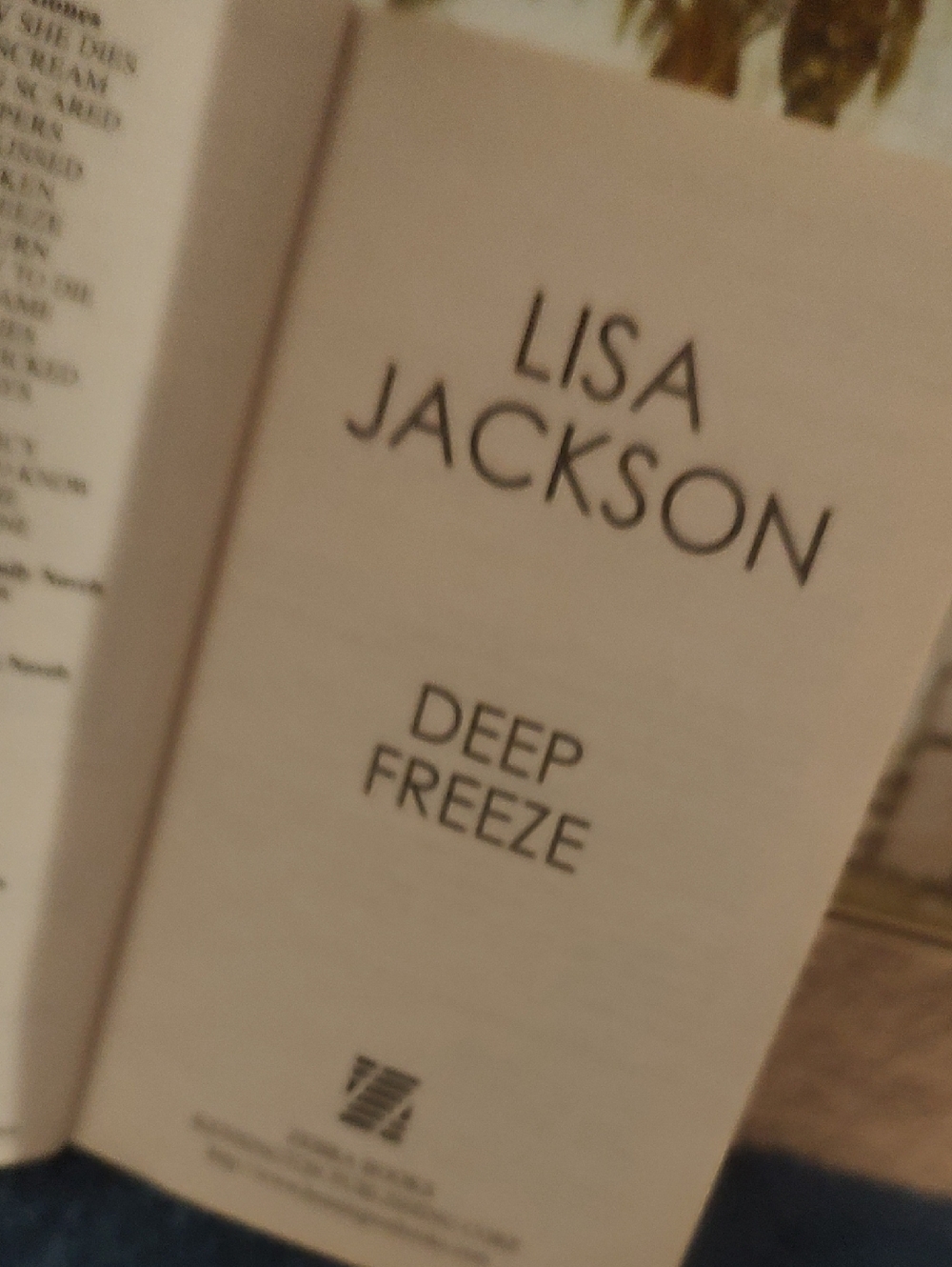 Lisa Jackson "Deep Freeze" Paperback Book - 2005 - Picture 6 of 11